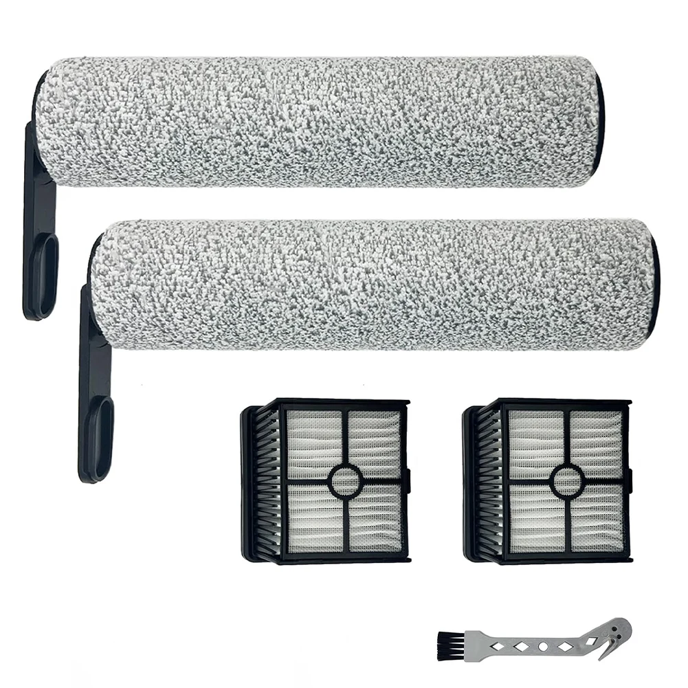 

For Trouver-K10 And For K10 Pro Wet And Dry Vacuum Cleaners 5-pc Set Of Soft Roller Filter And Main Brush Cleaning Tool