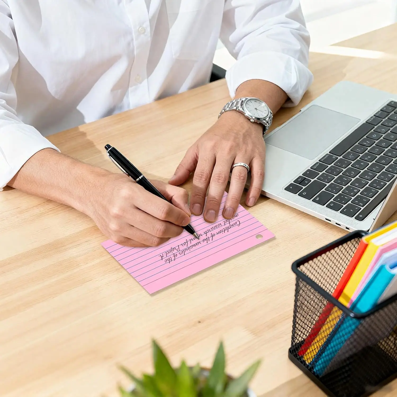 250 عدد بطاقات الفهرس الملونة 5 ألوان 3 × 5 بوصة لوحة مذكرة مبطنة مع حلقة رئيسية ملاحظة تدوين ملاحظات لاصقة للدراسة للمنزل والمدرسة #3