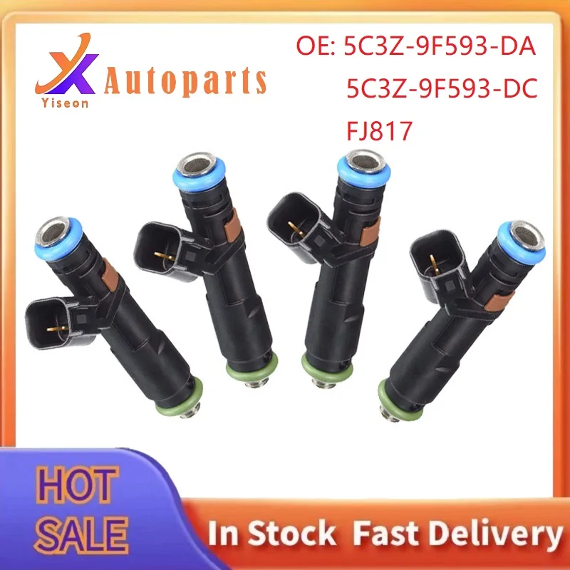 

FJ817 5C3Z-9F593-DA 5C3E-9F593-DB Fuel Injectors For Ford F-150 Expedition Lincoln V8 5.4L 2005-2007 5C3Z9F593DC