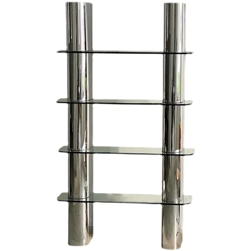 

Customized Clothing Store's Internet Celebrity Display, Decorative Shoe Bags, Stainless Steel Display Stand