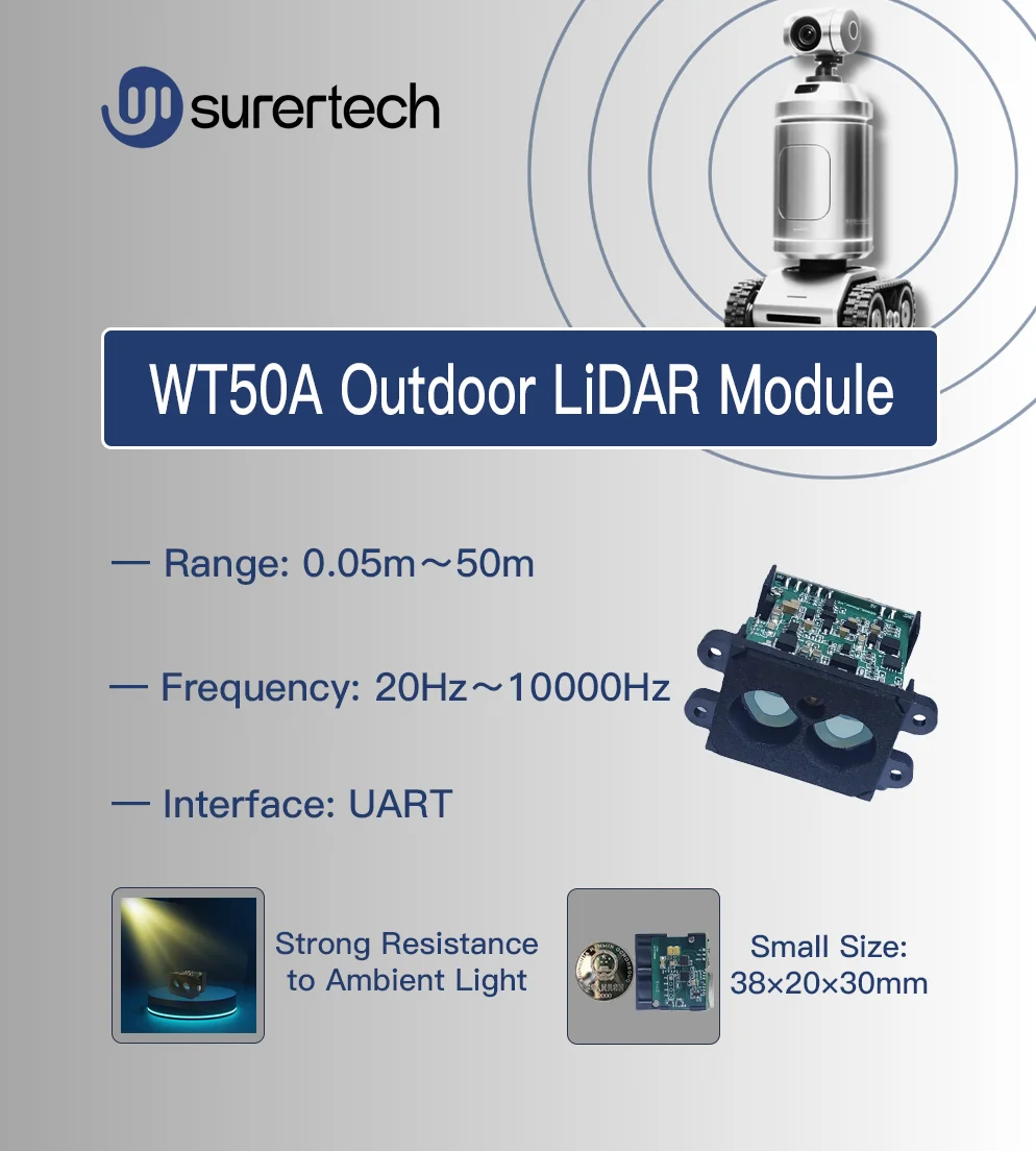 surertech WT50A Optical Sensor Laser Obstacle Detection Module