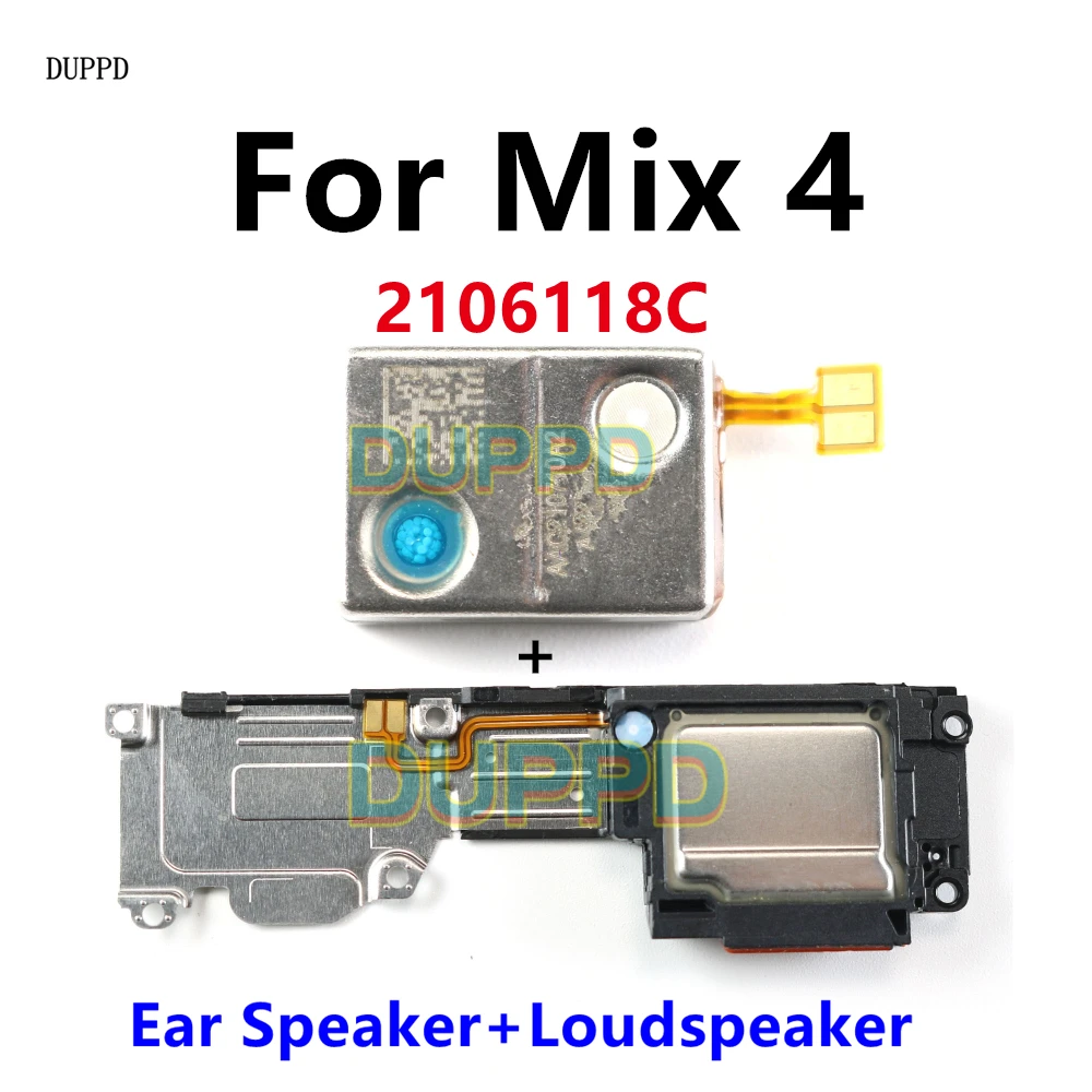 

Top Earpiece Ear Speaker Bottom Loudspeaker For Xiaomi Mi Mix 4 5G Mix4 Speakerphone Buzzer Ringer Replacement Part 2106118C