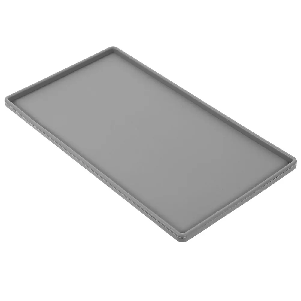 

Silicone Storage 254x139mm Non Slip Kitchen Mat Drying Cups Dishes Decorative Tableware Mat Pad Organizer Accessories
