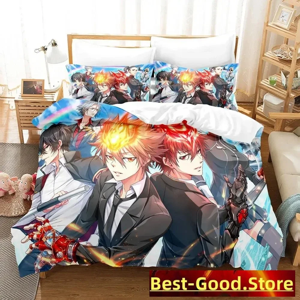 HITMAN REBORN Bedding Set Single Twin Full Queen King Size Bed Set Adult Kid Bedroom Duvetcover Sets Anime parure de lit Bed