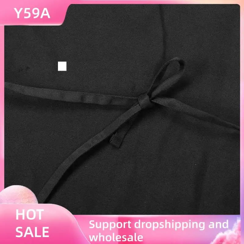 

Y59A 2X B Black Professional Stylist Apron Waterproof Hairdressing Coloring Shampoo Haircuts Cloth Wrap Hair Salon Tool