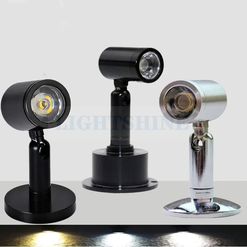 

Small spotlights LED Display Cabinet Ceiling Counter Spotlights Tv Background Wall Lights Painted Logo Lights 1W/3W