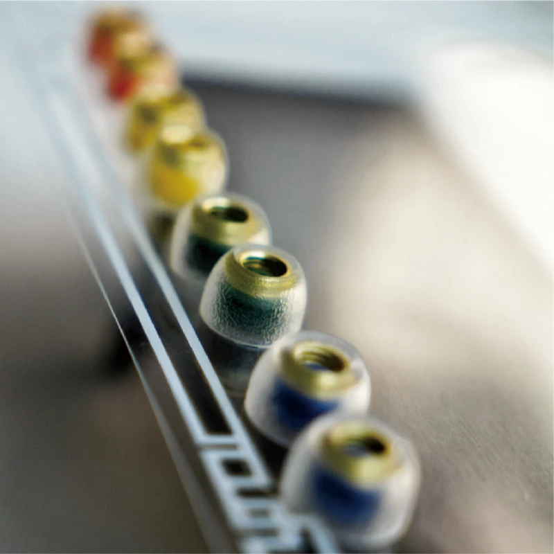 TANGZU Tang Sancai Noble Liquid Silicone Hybrid Eartips Brass Edition image 5