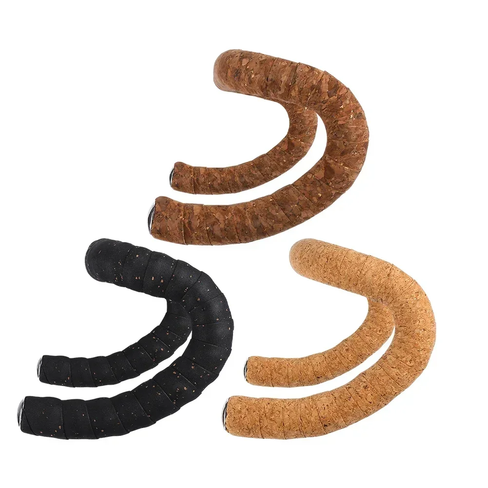 Bicycle Handlebar Tape EVA Road Bike Shock Handle Bar Tape Straps Sawdust Grain Soft Anti-Vibration Wrap Tape Bar Bar tapes