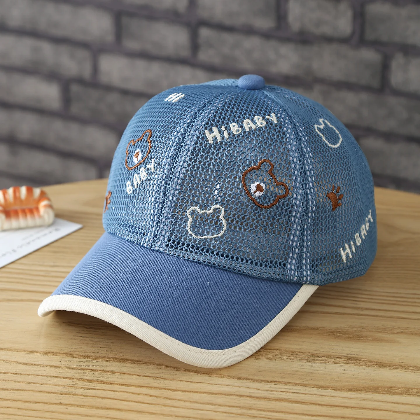 Korean-style Children's Hat - Summer Fashionable and Versatile Sun-Protective Beanie with Breathable Baseball Cap Design view 6