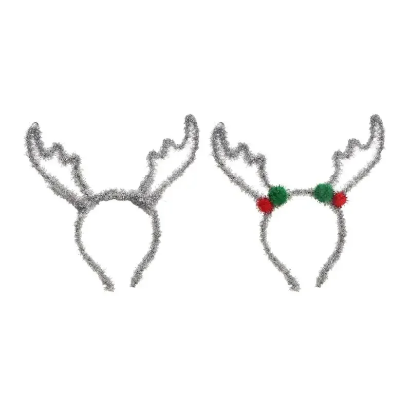 Antlers Blingbling Headband Christmas Headwear Christmas Party Photo Props Christmas Party Headwear Cosplay Accessories