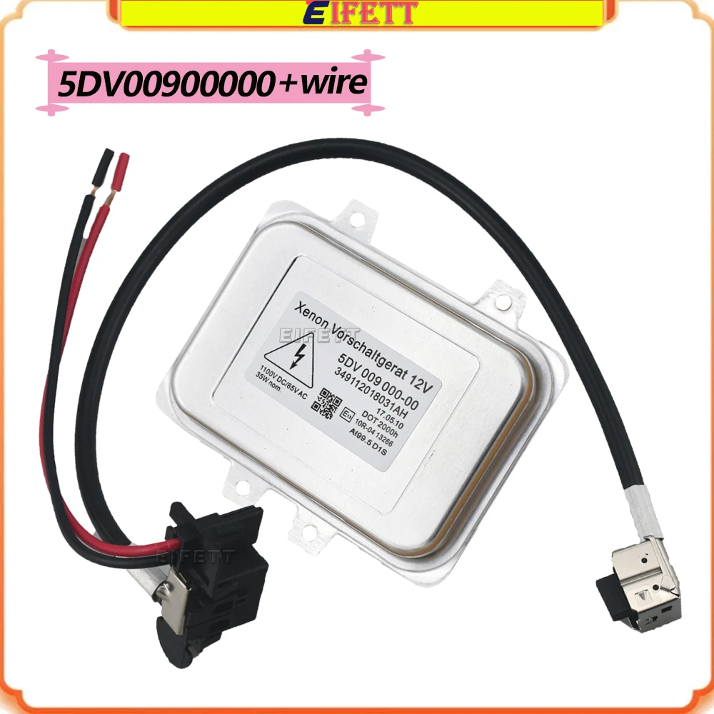 

D1S HID Xenon Headlight Ballast Light Control With Wire 5DV00900000 5DV009000-00 12767670 For BMW Mercedes-Benz Saab Cadillac