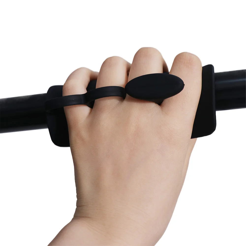 زوج واحد من مقوي قبضة السيليكون، مدرب قوة اليد، خفيف الوزن، قبضة الجمباز، تمرين الأصابع