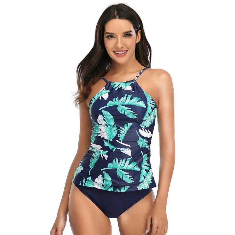 

New Style Swimsuit for Women, Conservative Two-Piece Plus Size Slimming Strap Bikinibikini