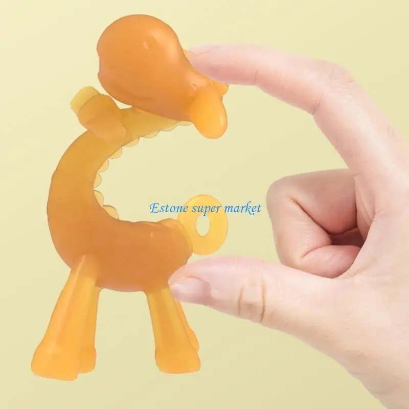 090B Giraffe Baby Soothing Teether for Infant Newborn Teething PainRelief Toy