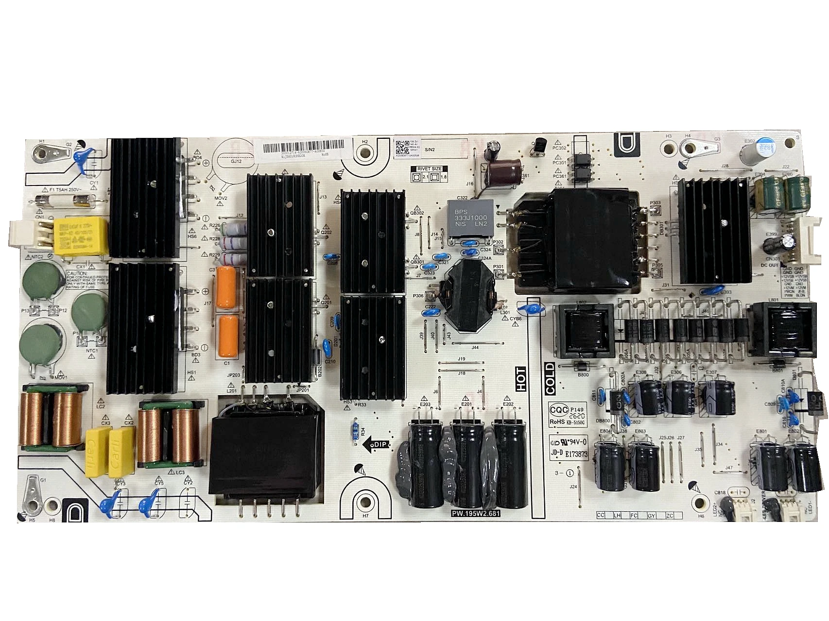 

Original LCD-60SU475A 60SU478A Power Board PW.195W2.681 for TV