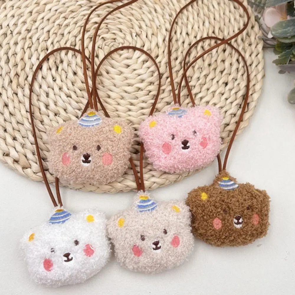 

Funny Cartoon Bear Name Pendant Keychains Kawaii Decoration Kindergarten Children's Name Tag Keyrings Car Trinket Accessories
