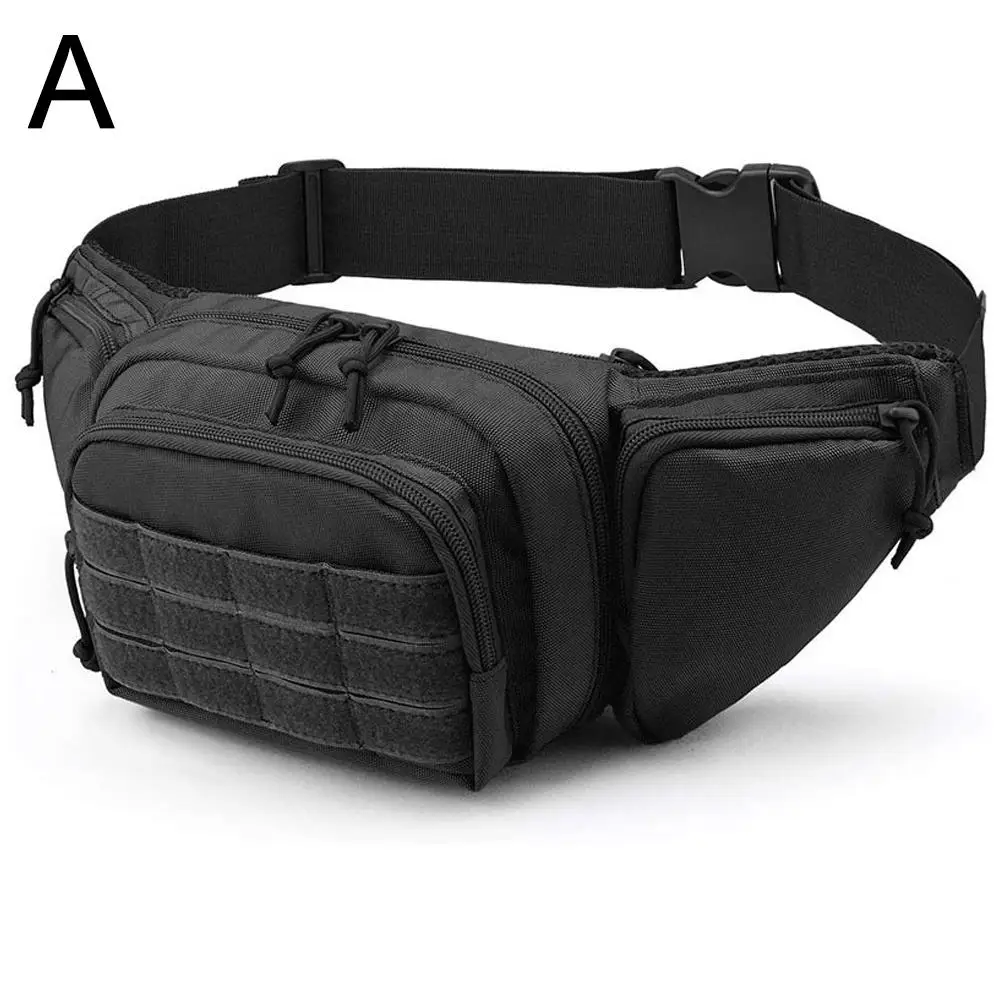 Tático militar Fanny Pack para homens, saco de cinto, sling, nylon bum, motocicleta, ferramenta, peito, quadril, esportes, cavaleiro, acampamento,