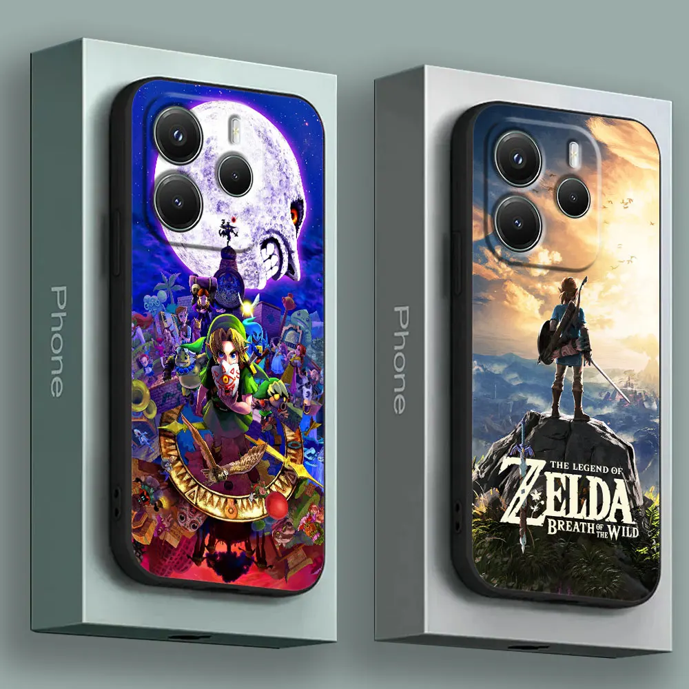 

Phone Case for Xiaomi Redmi 15C 14C 12C 13C 4G Redmi Note 15 14 13 12 11 10 Pro Plus 5G 12S Soft Cover The Legends-Zeldas Game