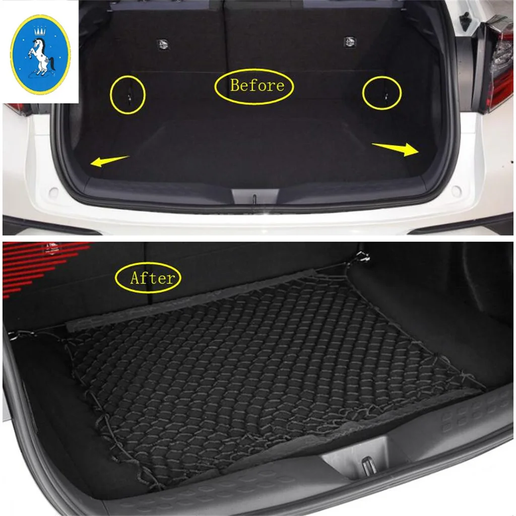 For Chery Jetour Traveller T2 2023 2024 Car Rear Trunk Luggage Storage Container Cargo Elastic Mesh Net Kit Molding Accessories