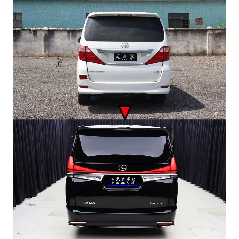 For 2009-2014 Toyota Alphard 20 Series Body Parts Kit Lexus LM Upgrade and Modification Appearance