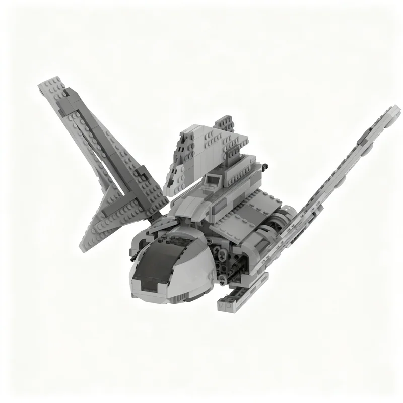 Art Craft Class - 709pcs MOC Theta-class T-2c Shuttle Star