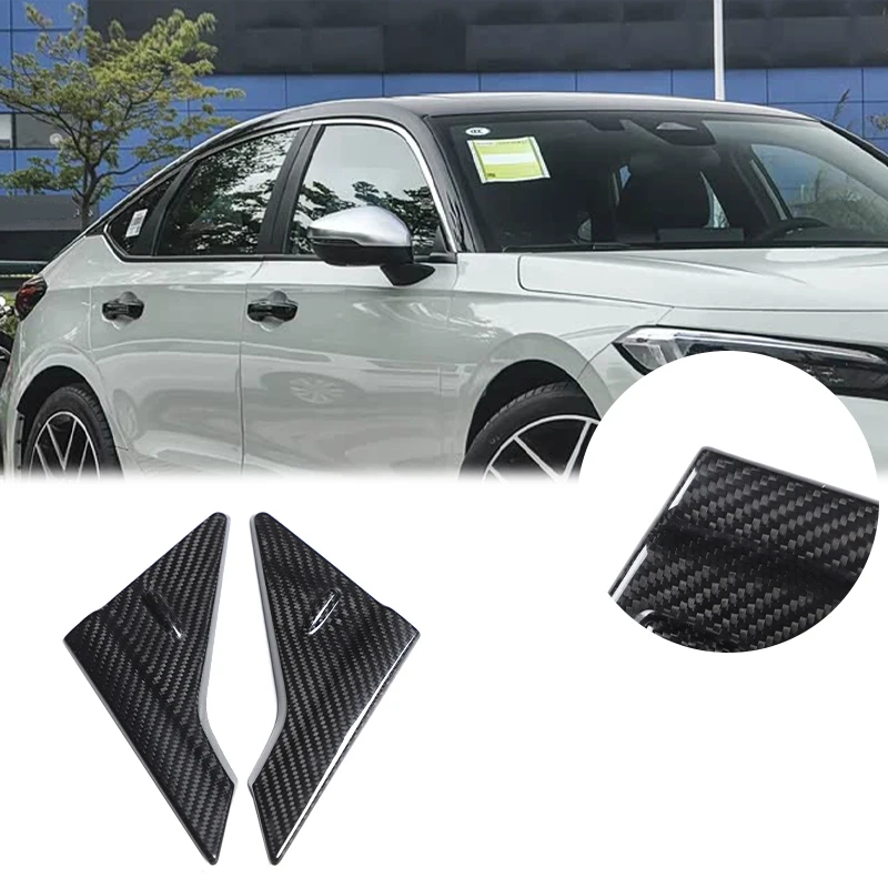 

Front Triangle A Pillar Cover Trim High Quality Front Door Triangle Molding Cap For Honda Civic 11th Gen FE1 FE2 FE4 2023-2026