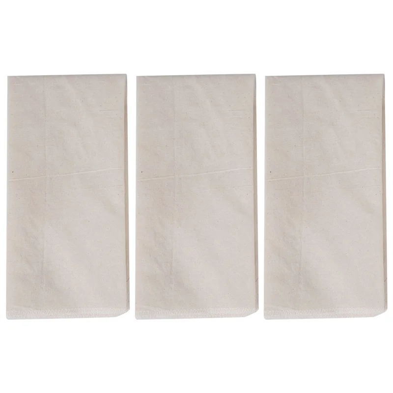 

-A90P Muslin Cloths For Cooking, 50X50cm, Grade Hemmed Cheese Cloths For Straining, Unbleached Pure Cotton Cheese Cloth 3 Pcs