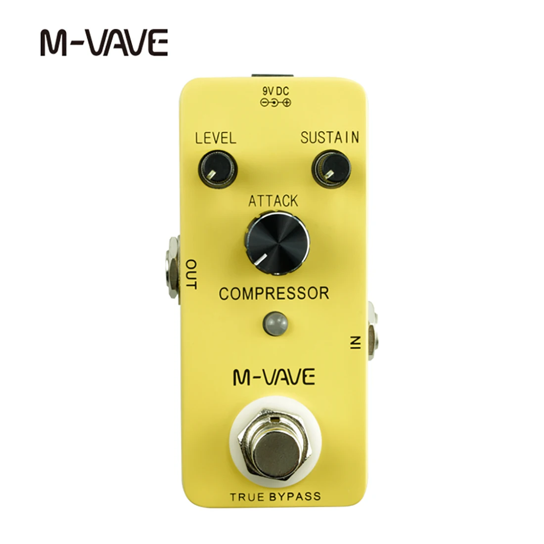 M-VAVE COMPRESSOR Electric Guitar Effect Pedal Classic Compressor Effect Compression True Bypass Pedal Guitar Accessories