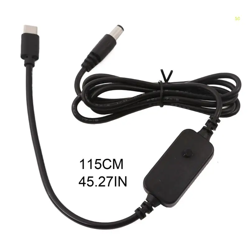 USB C Type C naar DC5.5x2.1mm 5V 9V 12V 15V 20V PD Triggers Kabel aanpassen Spanningen Dropshipping
