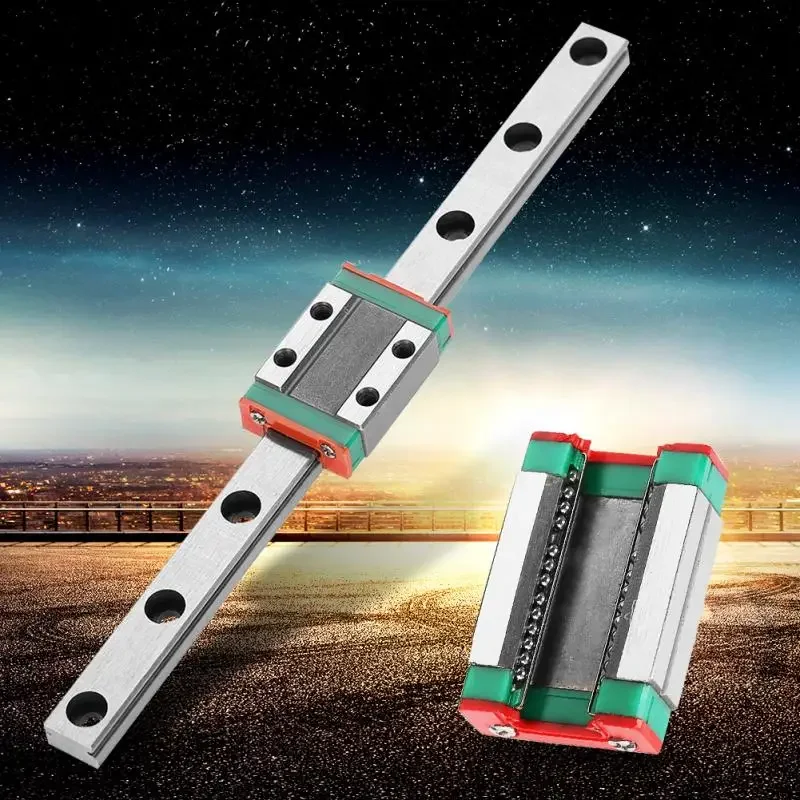 1PC LML9B Miniature Linear Rail Guide Rail 9mm Width+Slide Block Linear Guide Rail Print Parts CNC