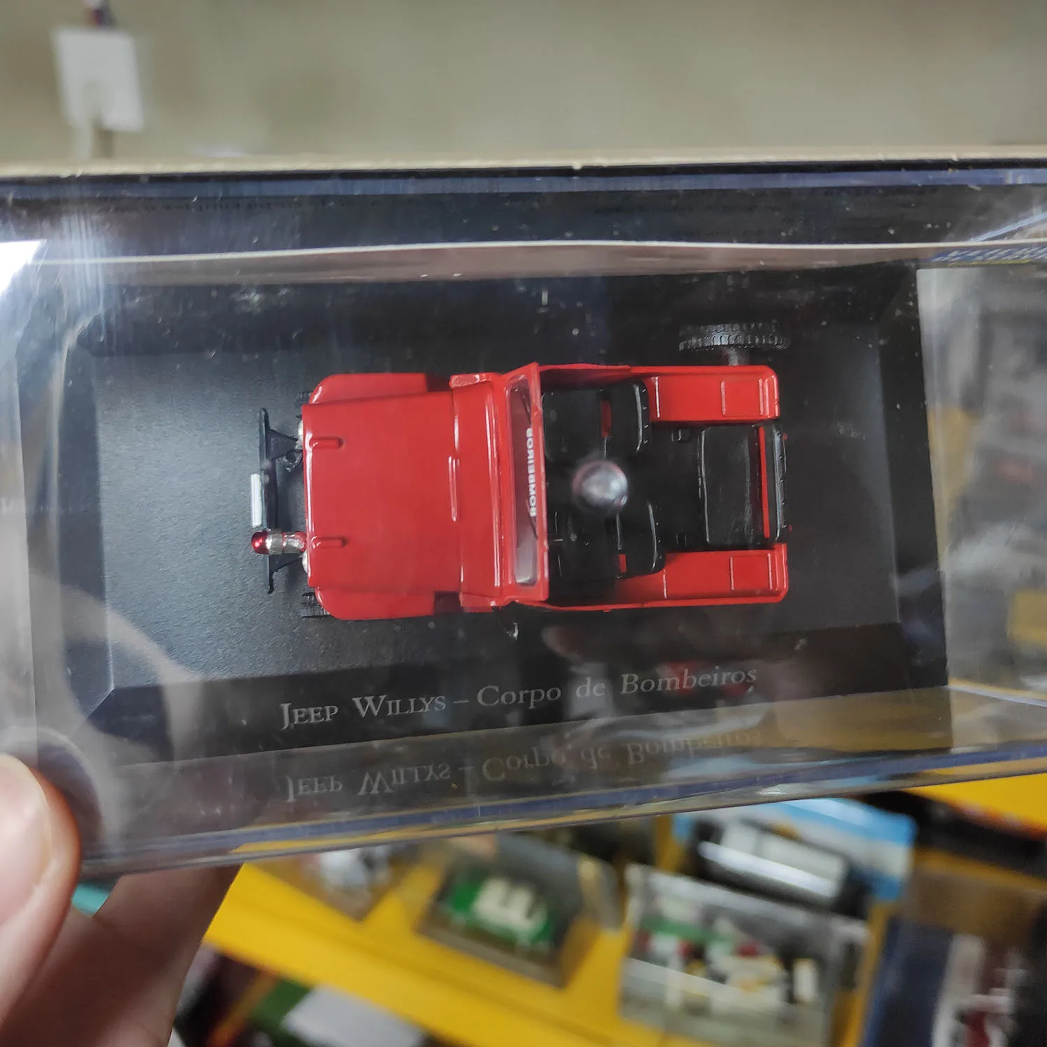 Diecast 1:43 Scale IXO JEEP WILLYS - Corpo De Bombeiros Alloy Car Model