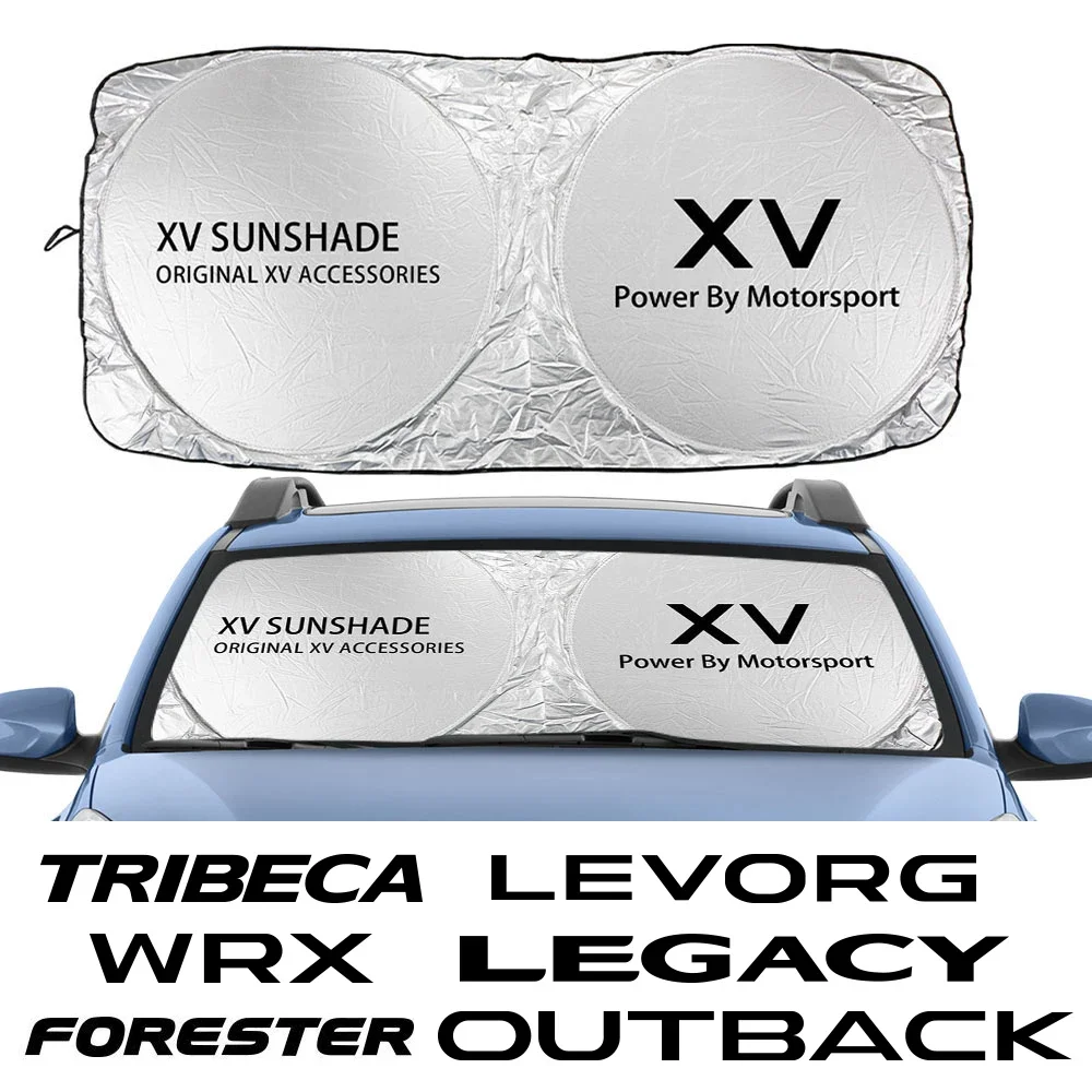 Car Windshield Sunshades Cover Accessories For Subaru Forester XV Outback Legacy WRX Tribeca Levorg BRZ Crosstrek Exiga Ascent