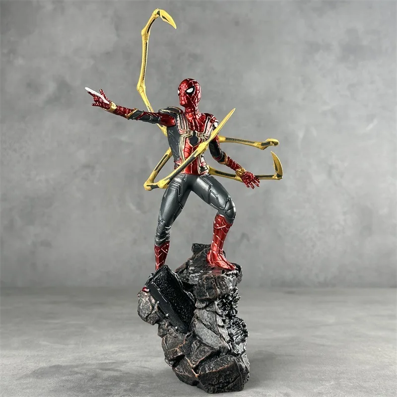 Homem-Aranha Anime Figure, Aço Aranha, De jeito nenhum Gk Home Figurine, PVC Brinquedo Estátua, Ornamento, Memória Infância, Presente de Aniversário, 20 cm, 25cm