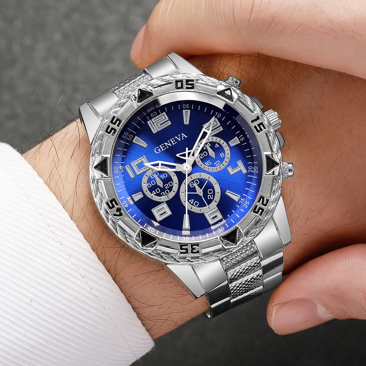 4 개/대 남성 패션 비즈니스 시계 대형 디스플레이 아 - Luxury Watch Under 20000 리뷰 및 가격