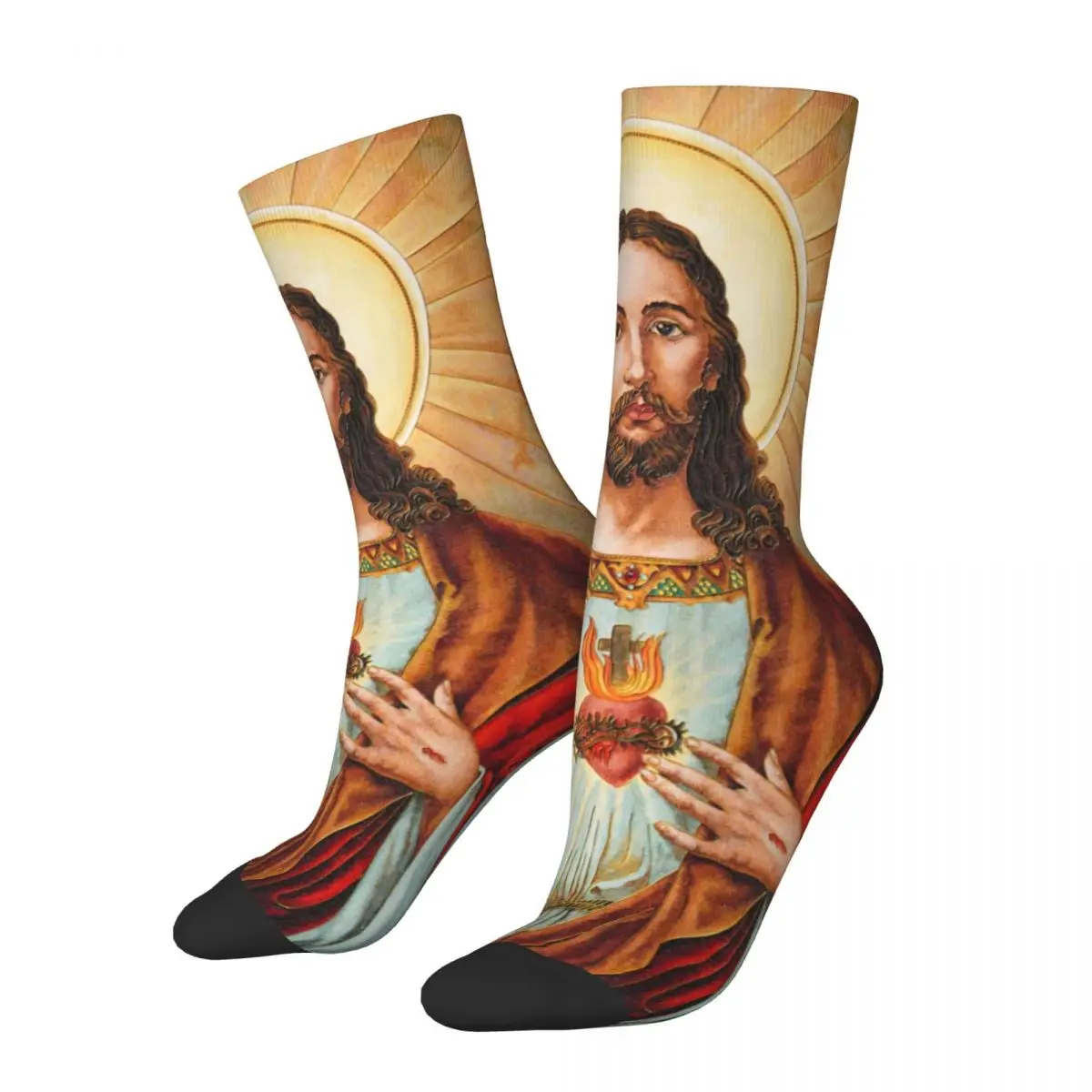 

Jesus Christ Men Women Socks Motion Beautiful Spring, Summer, Autumn, and Winter Dressing Gifts