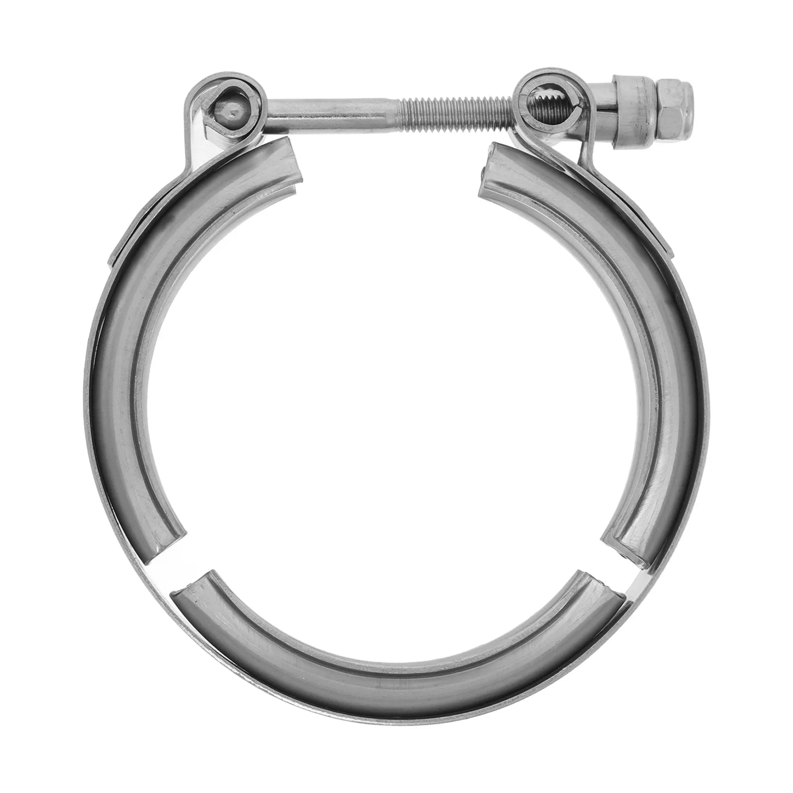 

Stainless Steel Clamp Clamp Exhaust Automotive Exhaust Hose Clamps Downpipe Band Muffler Mounting V Bracket