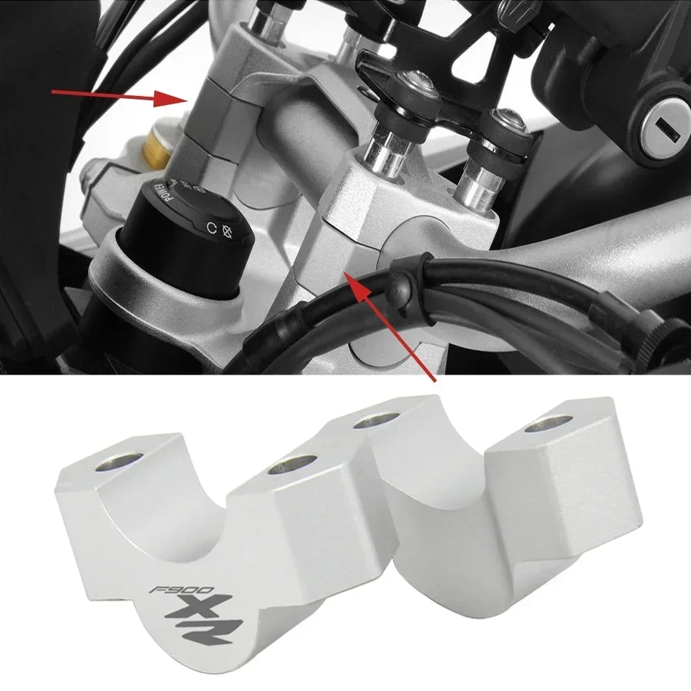 For BMW F850GS F900R F900XR Motorcycle Handlebar Risers Handle Bar Riser Clamp Extend Handlebar Adapter Mount