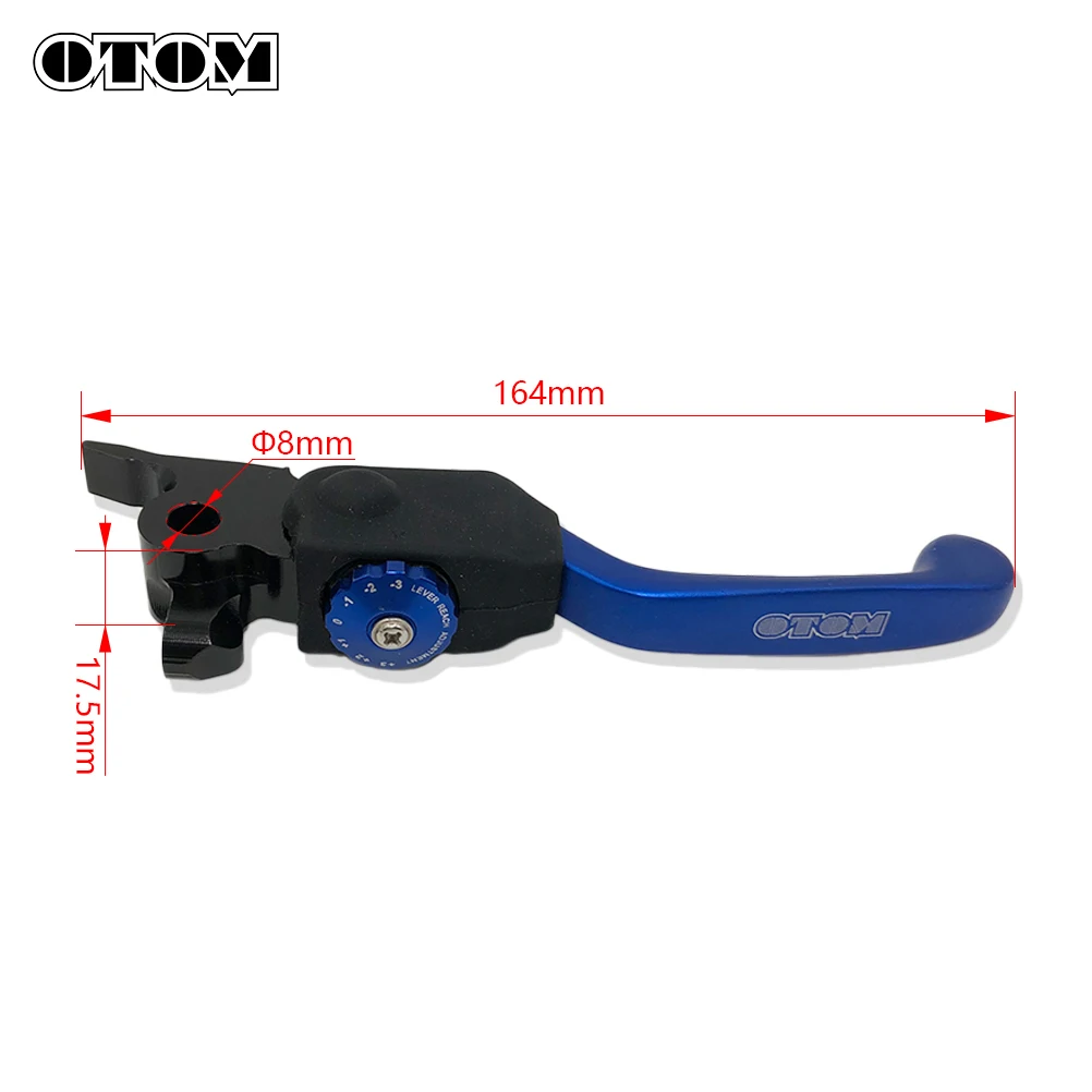 OTOM 2014-2024 Motorcycle Front Brake Lever 7 Gears Adjustable Foldable CNC Handle For KTM HUSQVARNA GASGAS BREMBO 250 350 450