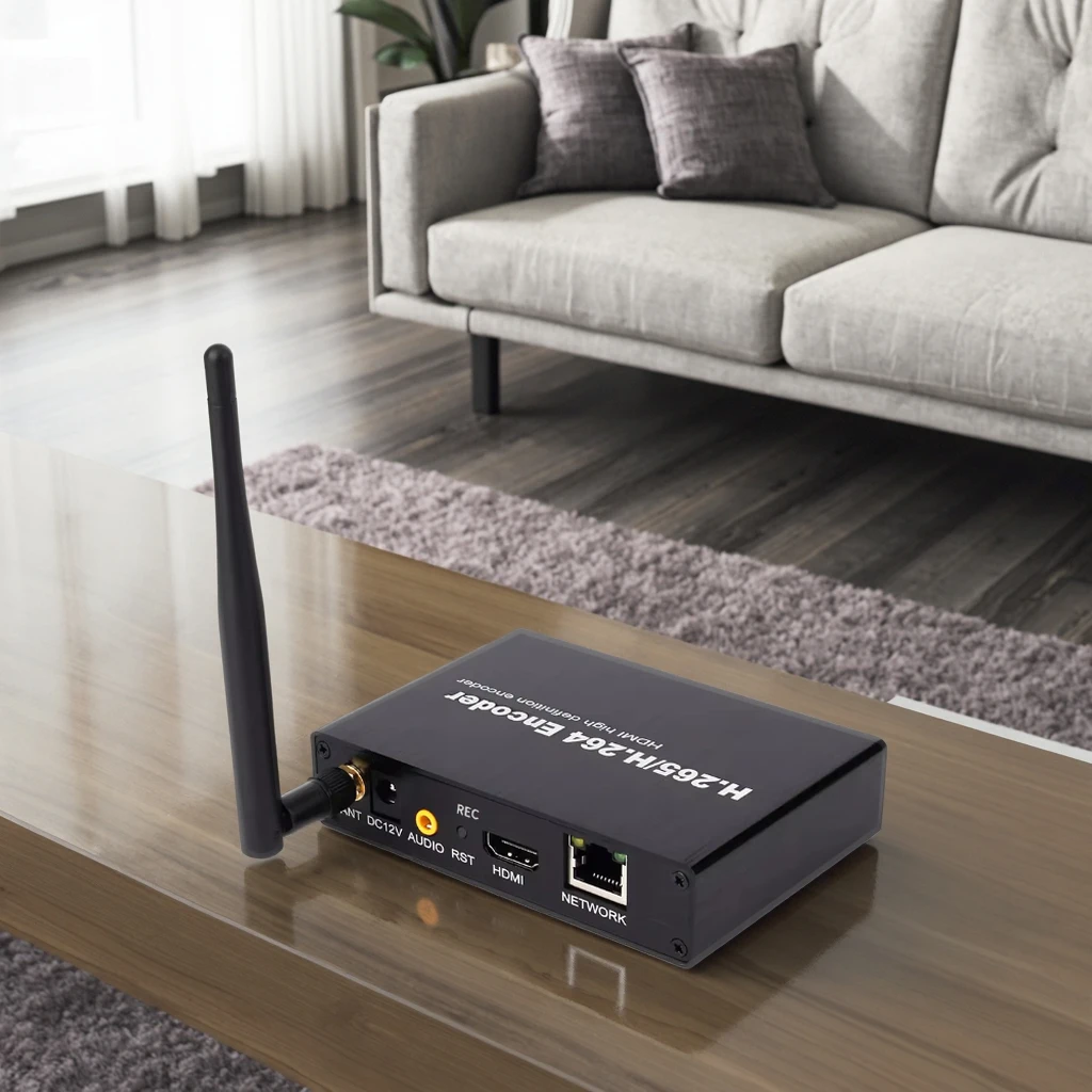HD MI Encoder for  Video IP -E Wifi Streaming H264 H.265 Radio & TV Broadcasting Equipment