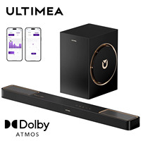 ULTIMEA Skywave F30 Boom Soundbar 3.1.2 360W Dolby Atmos Soundbar, with 6.5'' Wired Subwoofer, Home Theater for TV, APP Control