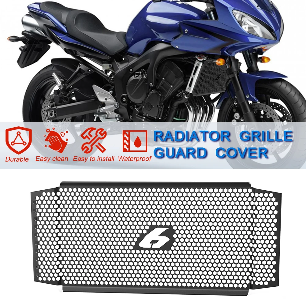 Accessories FOR YAMAHA FZ6 N/S/S2 Fazer FZ6N FZ6S FZ6 2004 2005 2006 Motorcycle Protection Aluminium Radiator Grille Guard Cover