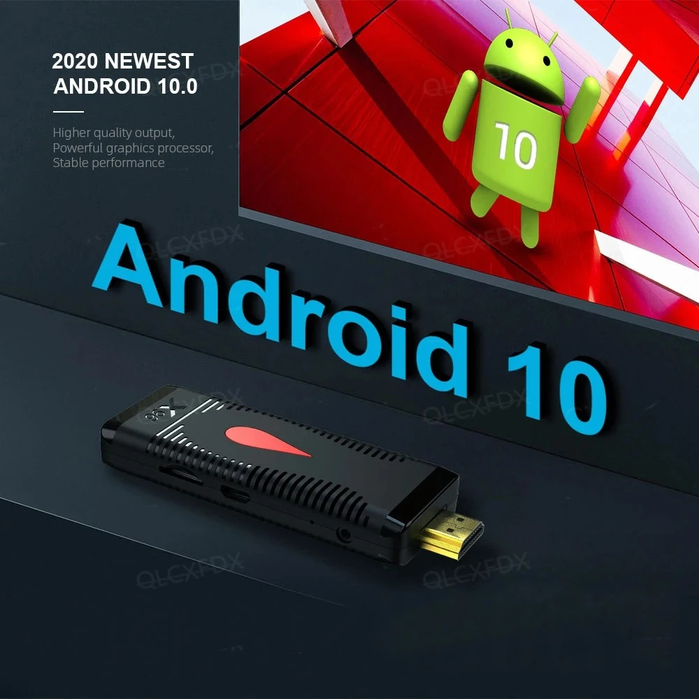 X96 s400 inteligente mini tv vara allwinner h313 quad core android 10.0 wifi 2.4g hd 4k media player hdmi-compatível android tv vara