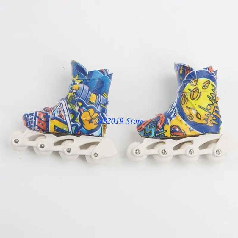 Q0KB 1 Đôi Giày Mini Ngón Tay Giày Trượt Patin Mini Thoáng Mát Giày Trượt Patin Mini Ngón Tay