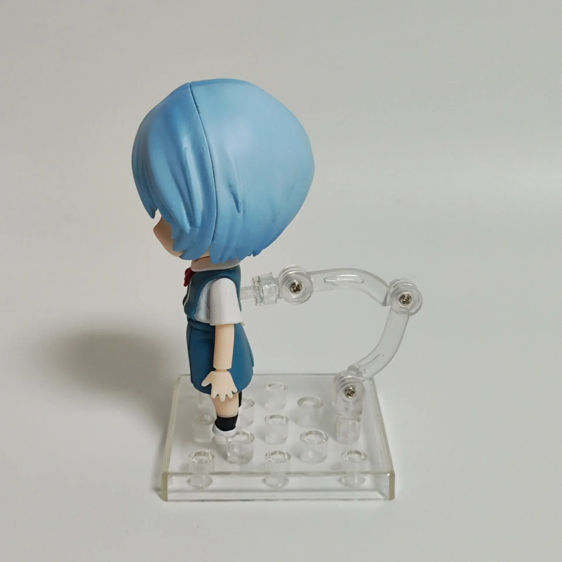 10 см аниме EVA Ayanami Rei Q-версия kawaii Clay Man Joint mobility Фигурки ПВХ Модель Статуя Игрушки кукла Декор стола Подарки