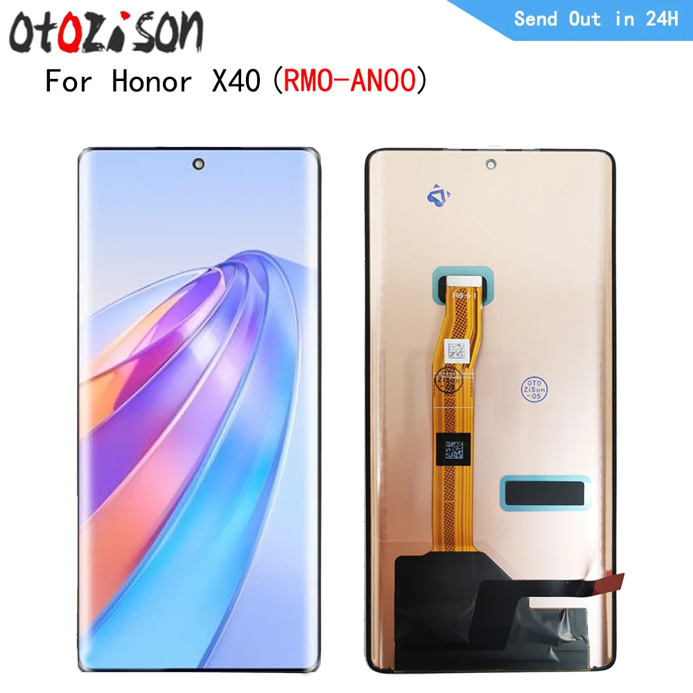 

6,67-дюймовый AMOLED-дисплей для Huawei Honor X40 RMO-AN00, ЖК-дисплей с рамкой, ЖК-экран, сенсорный дигитайзер в сборе, замена для Honor X40