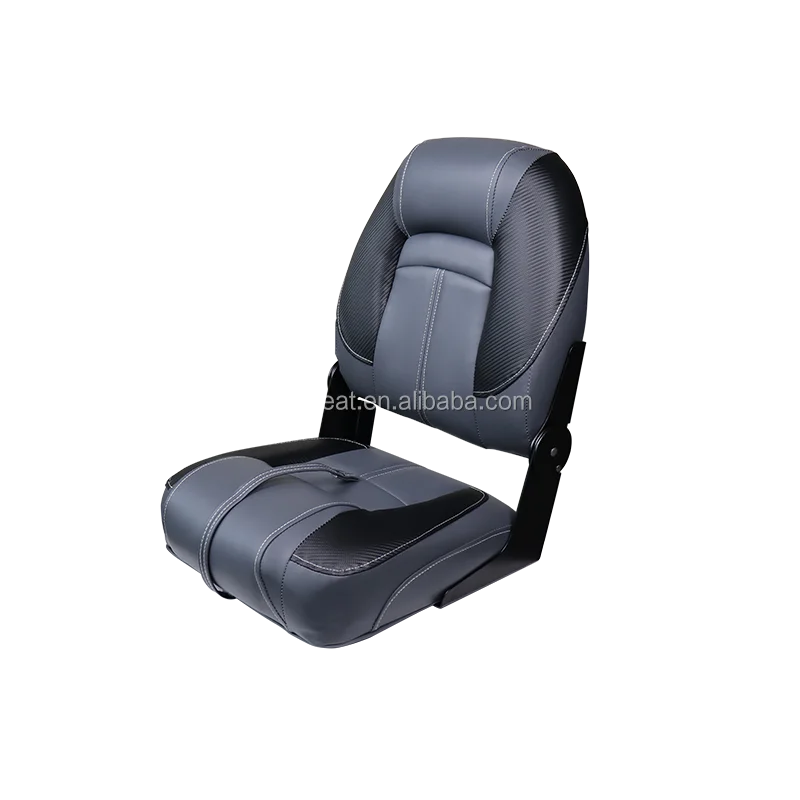 Folding Boat Seat Manufacturer Speed Ship Seat High Quality Marine Vinyl Boat Chair PU Aluminum Swivel Boat Seat for Sale