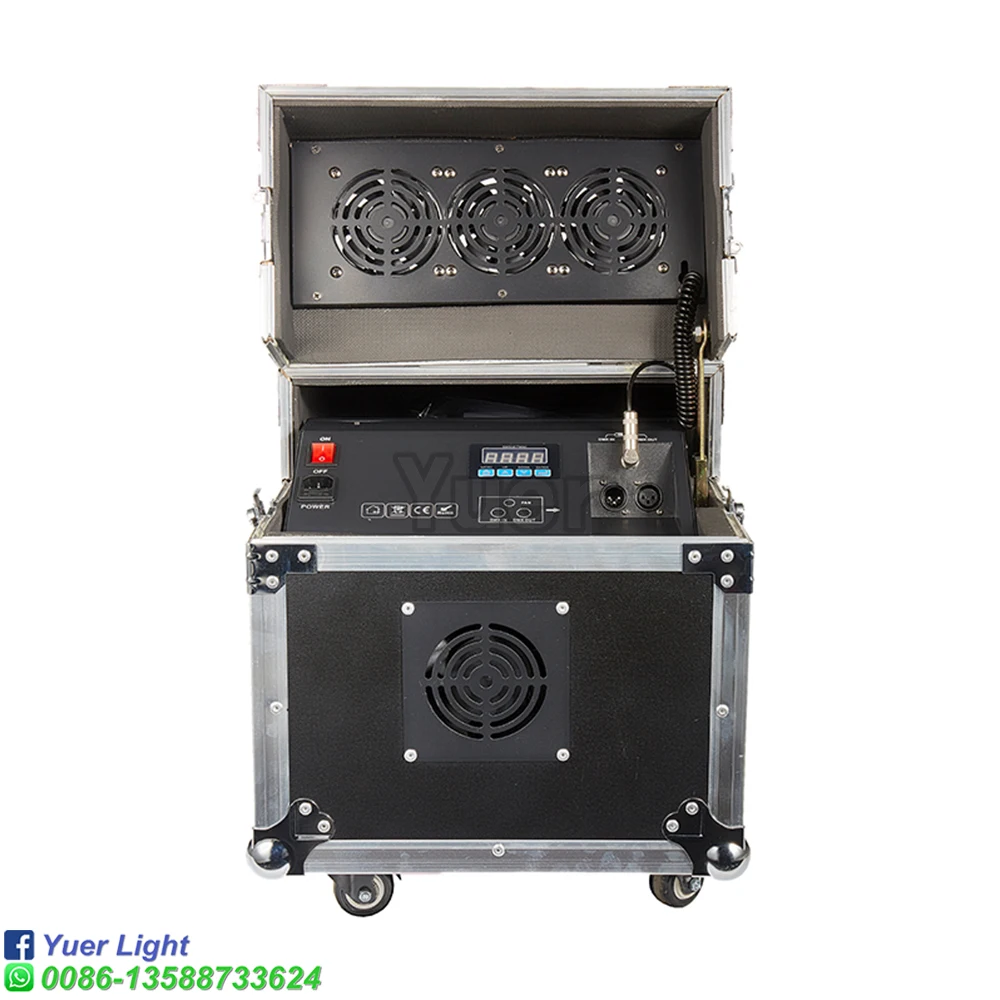 YUER NEW 900W Haze Machine DMX Control Fog Hazer Smoke Machine With Flight Case For Stage Effect Ss Fairytale Wonderland