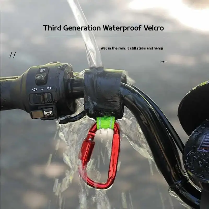 Heavy Duty Metal Hooks Multi-functional Solid Thick For Motorcycle E-Bike Scooter Outdoor Use