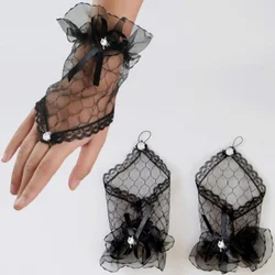 Sexy Women's Fashion Lace Wrist Fingerless Wedding Evening Party Bridal Wedding