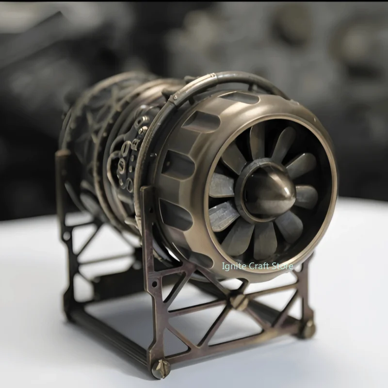 

Engine steampunk gasoline lighter, turbo linked retro lighter, collection hobby, men's gift